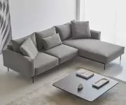 Sofa Arthon z szezlongiem Tenksom