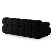 Sofa Bellis 2-osobowa czarna Micadoni