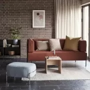 Sofa Block amber Hubsch