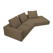 Sofa Brera Brązowa Furninova