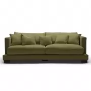 Sofa Colorado 3 Seater Moss Dark Green Sits