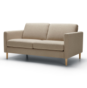 Sofa Domino 2 seat Heather Light Beige Sits