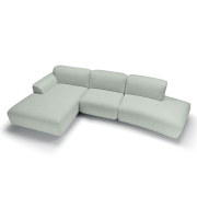 Sofa Emily Set 3 Candy Turkusowa Sits