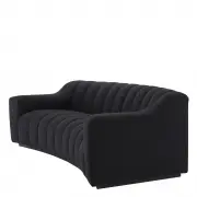 Sofa Kelly 234 cm czarna Eichholtz