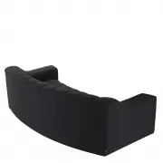 Sofa Kelly 234 cm czarna Eichholtz