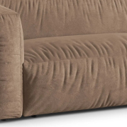 Sofa Martina 3-osobowa ciemnobeżowa Micadoni