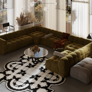 Sofa Michelle Burgundowa Nordic Line