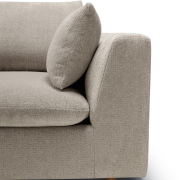 Sofa Milou Set 1 lewy - 3-osobowa z szezlongiem i tacą Sits