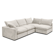 Sofa Narożna Lazy Kremowa Nordic Line