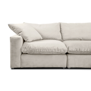 Sofa Narożna Lazy Kremowa Nordic Line
