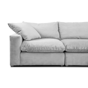Sofa Narożna Lazy Szara Nordic Line