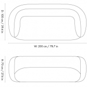 Sofa Nesten 200 cm Ferm Living