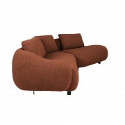 Sofa Orca 345 Cm Brązowa Furninova