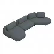 Sofa Orca Set 2 Denali Blue Furninova