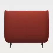 Sofa Plenum 2 seater Dark Orange Fritz Hansen