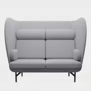 Sofa Plenum 2 seater Light Grey Fritz Hansen