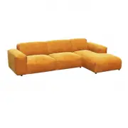 Sofa Revers 2,5 Seater + Chaiselong Warm Yellow