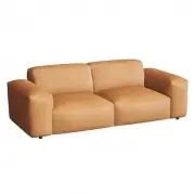 Sofa Revers 2,5 Seater Cognac Brown