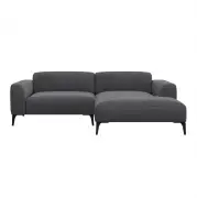 Sofa Ronneby 1,5 seater+Chaiselong Copparo Dervit Grey