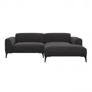 Sofa Ronneby 1,5 seater+Chaiselong Copparo Intense Brown