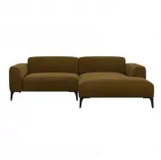 Sofa Ronneby 1,5 seater+Chaiselong Copparo Mustard Yellow