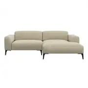 Sofa Ronneby 1,5 seater+Chaiselong Copparo Sandy Beige