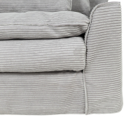 Sofa Sake 3 seat Ribcord Grey Furninova