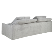 Sofa Sake 3 seat Ribcord Grey Furninova