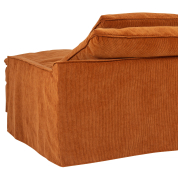 Sofa Sake z szezlongiem Manchester Orange Furninova