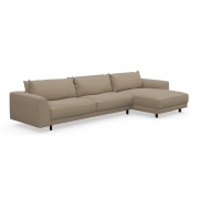 Sofa Samba Z Szezlongiem 351X163 Cm Piaskowa