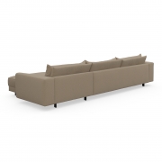 Sofa Samba Z Szezlongiem 351X163 Cm Piaskowa