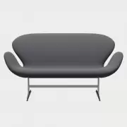 Sofa Swan Capture Dark Grey Fritz Hansen