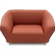 Sofa Turia Love Seat naturalna skóra Pode
