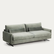 Sofa Veliro 3 osobowa aksamitna zielona Kave Home