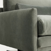 Sofa Veliro 3 osobowa aksamitna zielona Kave Home