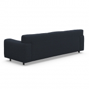Sofa Vesta High 4 Osobowa 260 Cm Granatowa