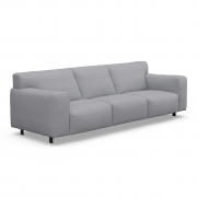 Sofa Vesta High 4 Osobowa 260 Cm Jasnoszara