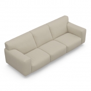 Sofa Vesta High 4 Osobowa 260 Cm Piaskowa