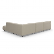 Sofa Vesta High Narożna 330X244 Cm Piaskowa