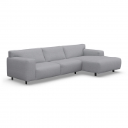 Sofa Vesta High Z Szezlongiem 301X160 Cm Jasnoszara