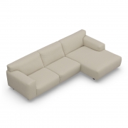 Sofa Vesta High Z Szezlongiem 301X160 Cm Piaskowa