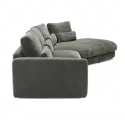 Sofa Vivole 2,5 os. open end Smooth Laural Green Tenksom