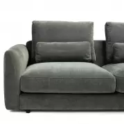 Sofa Vivole 2,5 os. open end Smooth Laural Green Tenksom