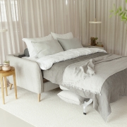 Sofa Z Funkcją Spania Lucy 3 Osobowa Beżowa Sits