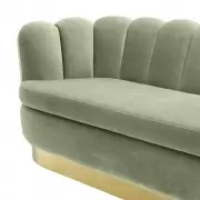 Sofa mirage pistacjowa Eichholtz
