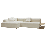Sofa modułowa Edda ze stolikiem Bloom Cream Sits