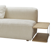 Sofa modułowa Edda ze stolikiem Bloom Cream Sits