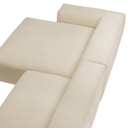 Sofa modułowa Edda ze stolikiem Bloom Cream Sits