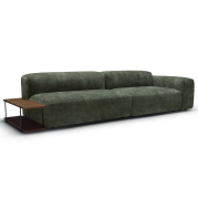 Sofa modułowa Edda ze stolikiem Bloom Green Sits
