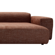 Sofa modułowa Edda ze stolikiem Spicy Copper Brown Sits